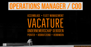 COO Operations Manager Midden Nederland vacature