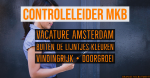 Controleleider MKB accountancy audit vacature amsterdam