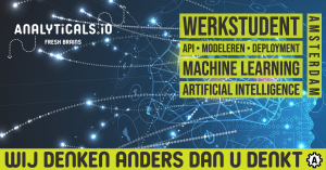 Werkstudent API Modeleren Deployment Machine Learning vacature amsterdam