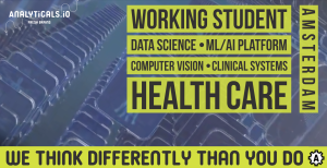 Working Student Data Science AI ML Computer Vision clinical systems cancer Medical Devices vacancy Amsterdam